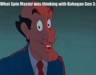 Man In Suit And Tie Saying What Spin Master Was Thinking With Bakugan Gen 3 We Ve GIF