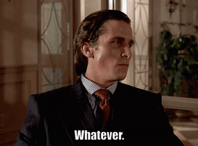 Man In Suit And Tie Saying Whatever GIF