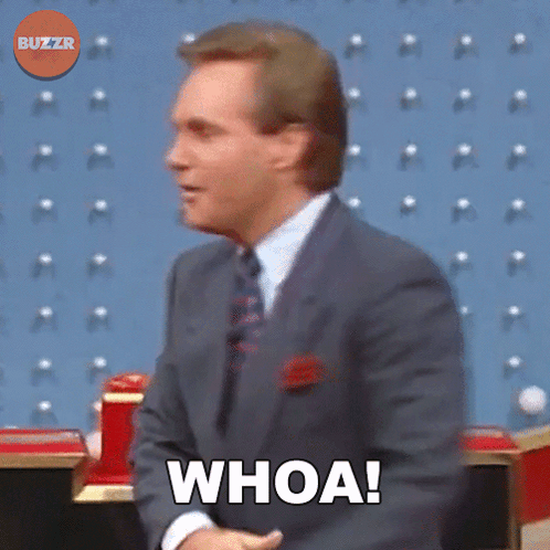 Man In Suit And Tie Saying Whoa GIF