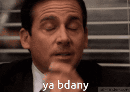 Man In Suit And Tie Saying Ya Bday GIF