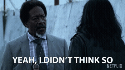 Man In Suit And Tie Saying Yeah I Didn't Think So GIF