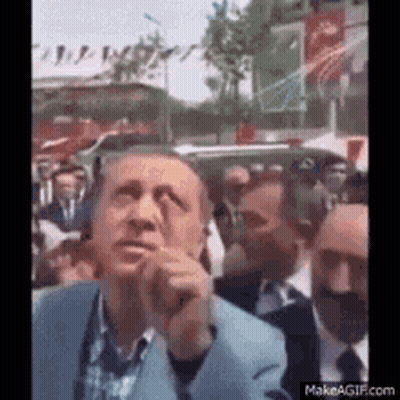 Man In Suit And Tie Saying Yok Beeee GIF