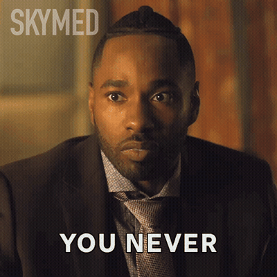 Man In Suit And Tie Saying You Never GIF