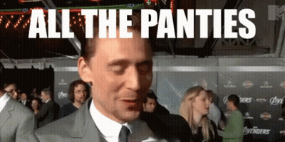 Man In Suit And Tie Says All The Panties GIF