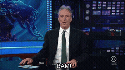 Man In Suit And Tie Says Bam By World Map GIF