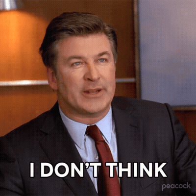 Man In Suit And Tie Says I Don't Think GIF