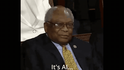 Man In Suit And Tie Says It's Al GIF