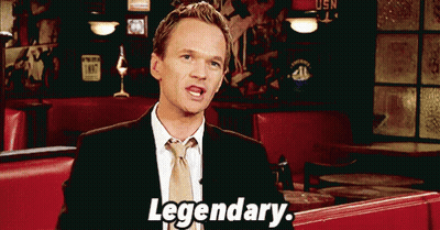 Man In Suit And Tie Says Legendary GIF