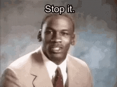 Man In Suit And Tie Says Stop It GIF