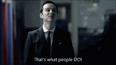 Man In Suit And Tie Says That S What People Do GIF
