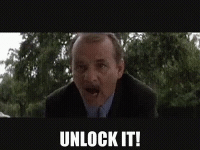 Man In Suit And Tie Says Unlock It GIF