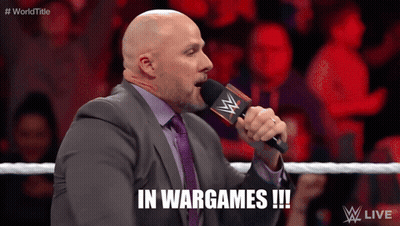Man In Suit And Tie Says WarGames !!! GIF