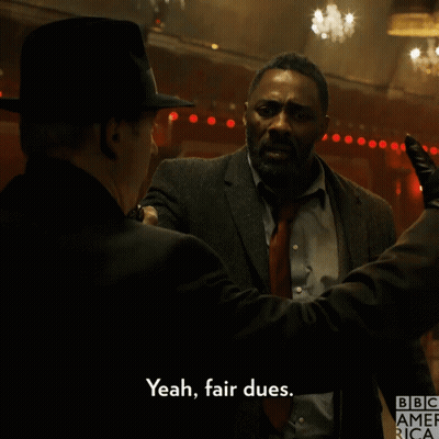 Man In Suit And Tie Says Yeah Fair Dues GIF