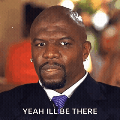Man In Suit And Tie Says Yeah Ill Be There GIF