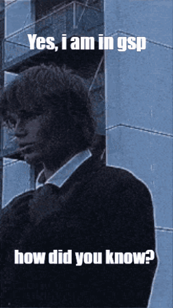 Man In Suit And Tie Says Yes I Am In GSP GIF