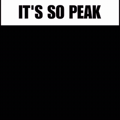 Man In Suit And Tie Screaming It's So Peak GIF