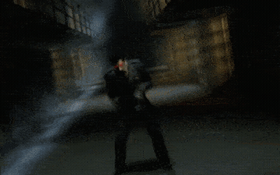 Man In Suit And Tie Screaming Red Eyes GIF