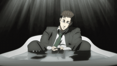 Man In Suit And Tie Sitting In Bathtub GIF
