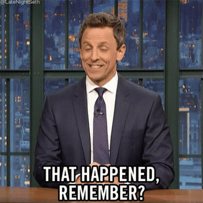 Man In Suit And Tie Smiling That Happened Remember GIF
