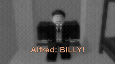 Man In Suit And Tie Standing In Darkness GIF