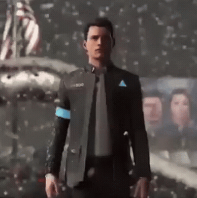 Man In Suit And Tie Standing GIF