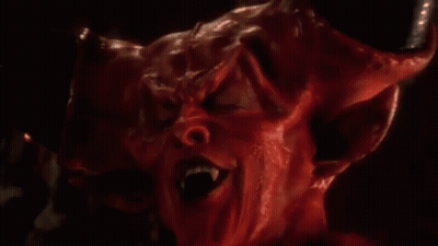 Man In Suit And Tie Surprised In Doorway GIF