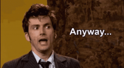 Man In Suit And Tie Surprised Saying Anyway GIF