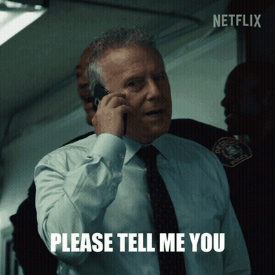 Man In Suit And Tie Talking On Phone Please Tell Me You GIF