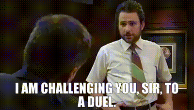 Man In Suit And Tie Talking To Another GIF