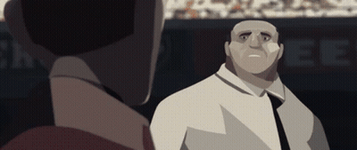 Man In Suit And Tie Talking To Another Man GIF