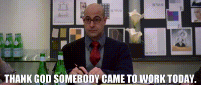 Man In Suit And Tie Thanking GIF