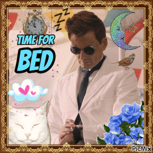 Man In Suit And Tie Time For Bed GIF