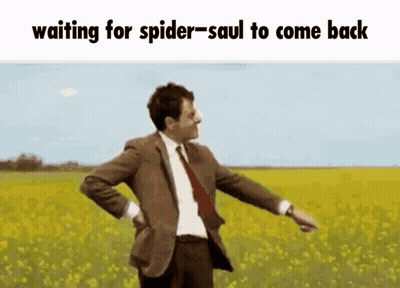 Man In Suit And Tie Waiting For Spider-Saul GIF