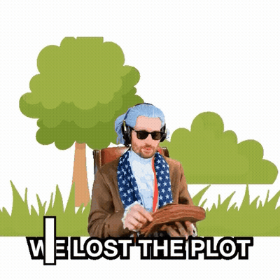 Man In Suit And Tie We Lost The Plot GIF
