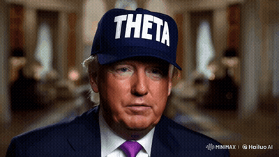 Man In Suit And Tie Wearing Theta Hat GIF
