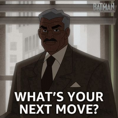 Man In Suit And Tie What's Your Next Move GIF