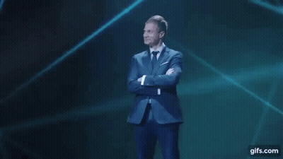 Man In Suit And Tie With Arms Crossed GIF