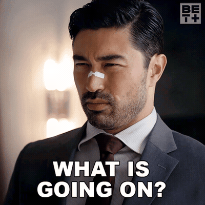 Man In Suit And Tie With Bandage On Nose GIF