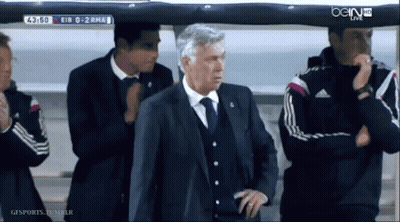 Man In Suit And Tie With Bein HD Live Sign GIF
