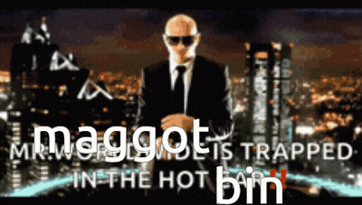 Man In Suit And Tie With City Skyline GIF