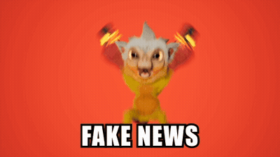 Man In Suit And Tie With Fake News GIF