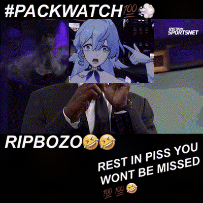 Man In Suit And Tie With Girl Photo Rip Bozo Rest In Piss You Won't Be Missed GIF