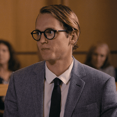 Man In Suit And Tie With Glasses GIF