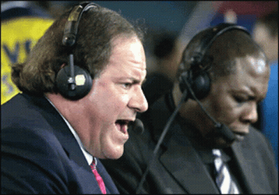Man In Suit And Tie With Headphones And Microphone GIF