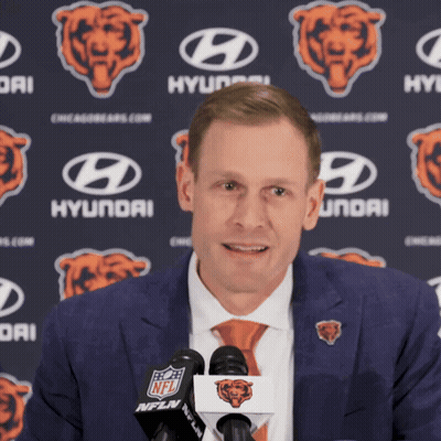 Man In Suit And Tie With Hyundai Bears GIF