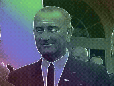 Man In Suit And Tie With Johnson Pin GIF