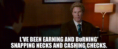 Man In Suit And Tie With Lamp GIF