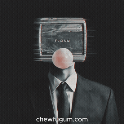 Man In Suit And Tie With Noir On Head GIF