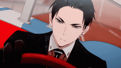 Man In Suit And Tie With Number 8 GIF