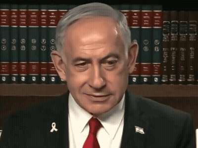 Man In Suit And Tie With Red Ribbon GIF